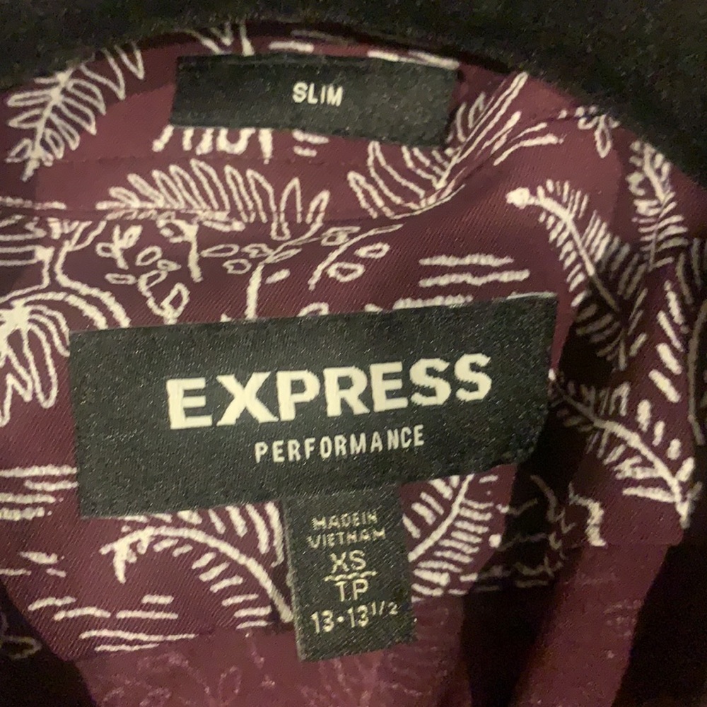 Express Size Extra Small. Casual Buttondown. - image 3